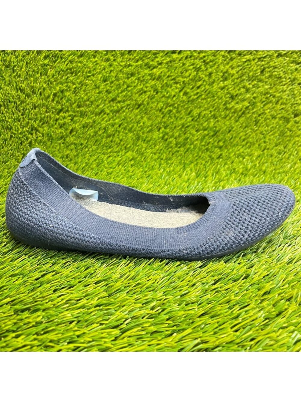 Allbirds Tree Breezers Womens Size 8.5 Navy Blue Casual Slip On Ballet Flats